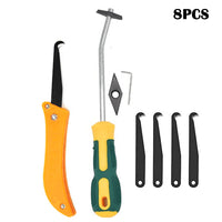 8-Piece Grout Removal and Cleaning Tool Kit for Tile Floors