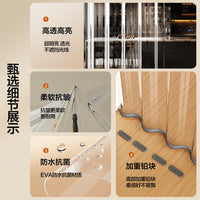 Magnetic Waterproof Windproof Transparent Door Curtain for Bedroom Kitchen