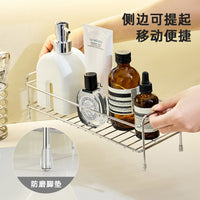Minimalist Bathroom Storage Shelf for Vanity and Toothbrush