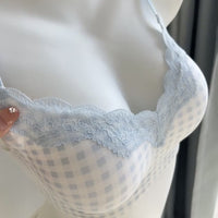 Jelly Seamless Lace Bralette for Women, Thin Wire-Free Breathable Bra for Summer