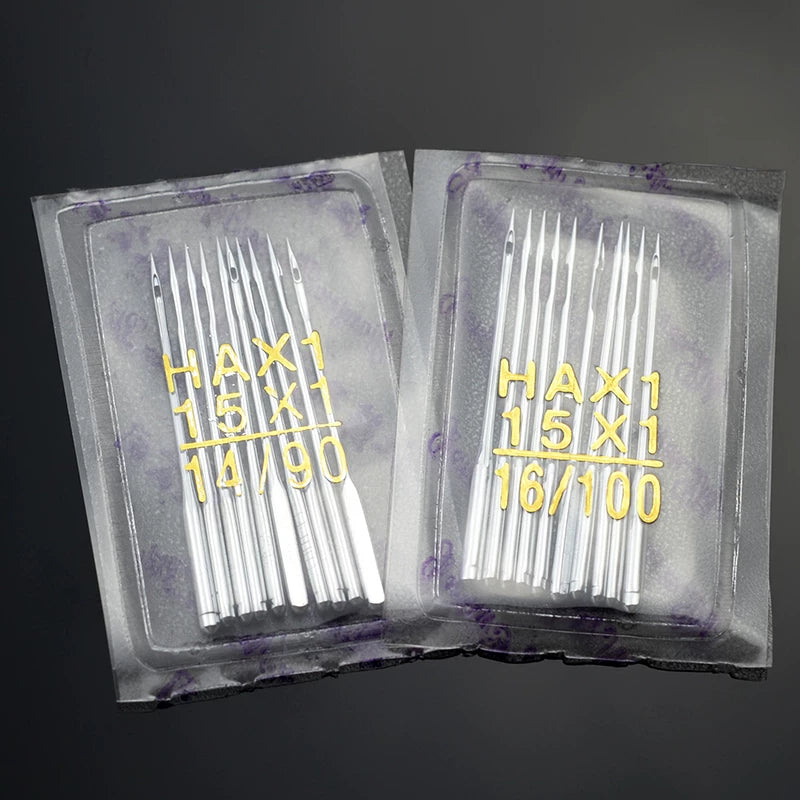 Sewing Machine Needles for Household and Industrial Machines, Sizes 11-18, 30-Pack