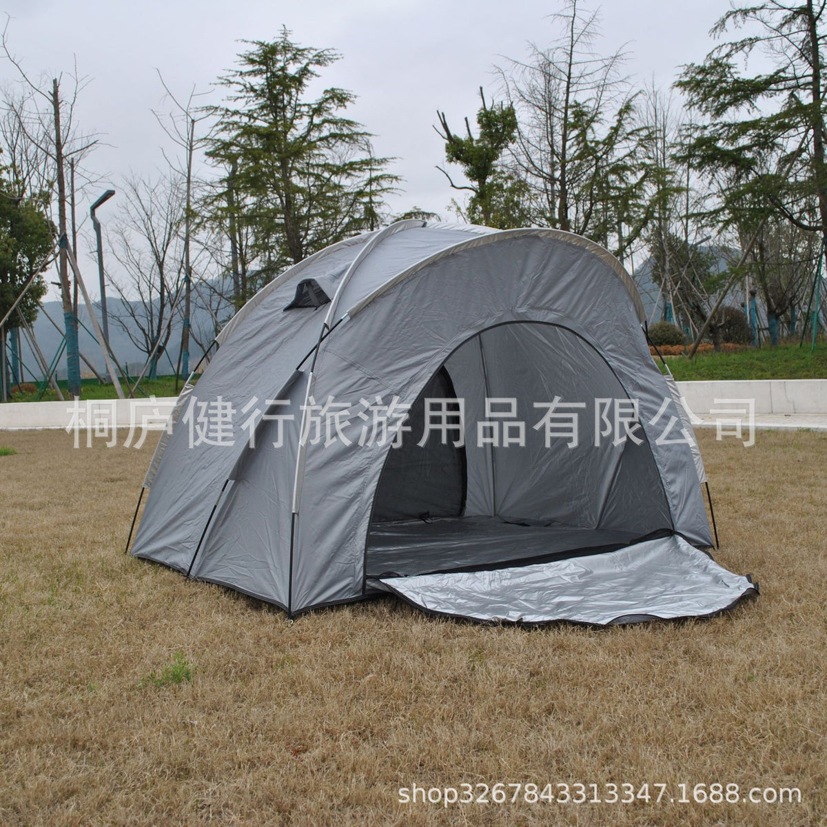 Camping Tent, 2 Person 4 Season Tent, Durable Family Backpacking Tent for Hiking and Mountaineering