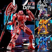 Lucky Multi-Joint Movable 13-inch Action Figure Justice Shield Mecha Toy Building Model Collectible