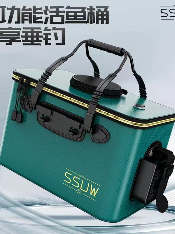 EVA Live Fish Bucket Fishing Box for Outdoor Angling and Lure Fishing