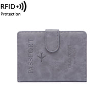 RFID Blocking Travel Passport Holder Wallet, Ultra-thin Multi-functional Document Organizer