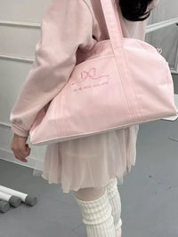 Girls' Dance Bag Ballet Practice Gym Shoulder Bag with Shoe Compartment