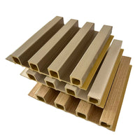 PVC Decorative Wall Panels for Living Room TV Background - 3D Grille Design