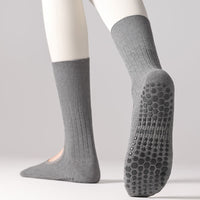 Non-Slip Yoga Pilates Barre Socks for Women, Mid-Calf Athletic Grip Socks