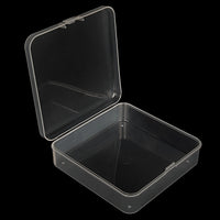 Square Flip-Top Storage Box for Soap Flakes, Wax Pellets, Business Cards, Bank Cards