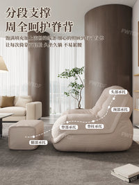 Single Lazy Sofa Chair for Bedroom Living Room, Recliner Lounger with Backrest