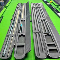 K4X 3-Slot Billiard Cue Case Set for Full-Length and Jump Cues