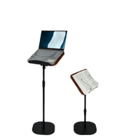 Adjustable Wooden Floor Reading Stand for Music Scores and Early Childhood Education