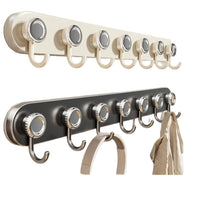 Suction Cup Door Back Hook Rack Wall Mounted Punch-Free Heavy Duty Coat Key Organizer