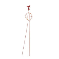 Adjustable Spherical Distressed Bird Trellis for Climbing Plants