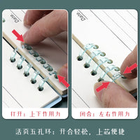 Loose Leaf Binder Rings for Notebooks, Detachable Plastic Binding Combs for B5/A4 Quiet Books, Scrapbooks, and Planners