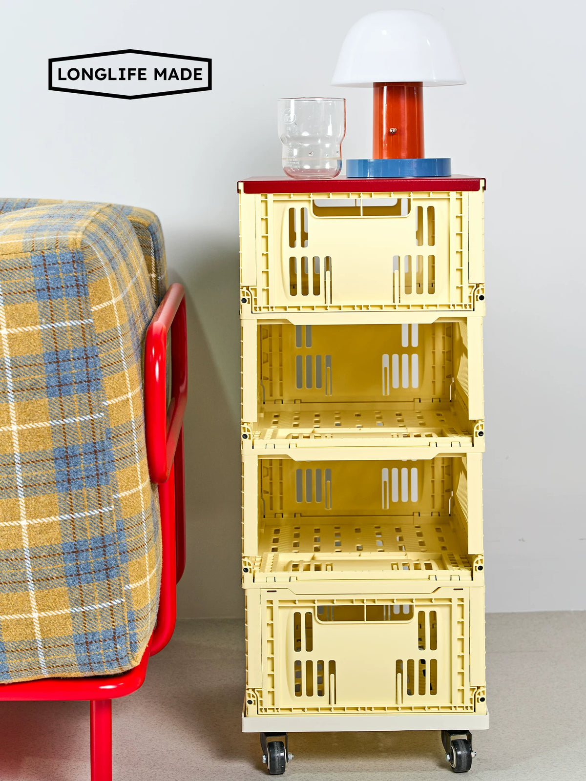 Longlife Foldable Storage Basket for Home, Outdoor, Desktop, and Camping