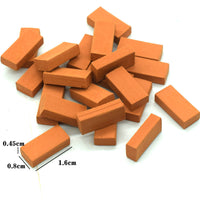 1:16 Scale Miniature Bricks for DIY Micro Landscape and Architectural Models