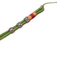 Chinese Style Hollow Coin Pattern Large Hole Beads for Braided Bracelets DIY Jewelry