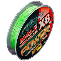 Premium 8-Strand PE Braided Fishing Line for Long Casting, Super Smooth & Abrasion Resistant