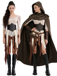 Medieval Renaissance Pirate Viking Warrior Cosplay Costume Cloak