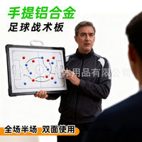 Magnetic Football Coaching Tactic Board with Aluminum Alloy Frame for Training and Match Strategy