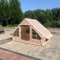 Inflatable Camping Tent 6.3㎡ Quick Setup Rainproof Windproof Outdoor Shelter for 4-5 People
