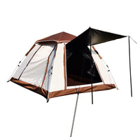 Automatic Pop-Up Camping Tent with Sun Protection and Rainproof Features, Portable Folding Design for Outdoor Expeditions