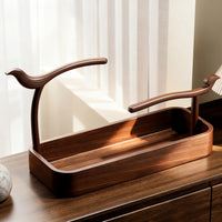 Vintage Style Wooden Jewelry Display Stand for Bracelets, Necklaces, and Watches