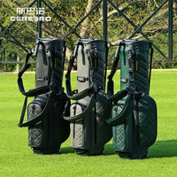 CEREBRO SPANO 26 Golf Stand Bag Portable Lightweight Practice Bag with 4 Dividers and Magnetic Pockets
