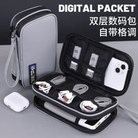 Portable Travel Digital Accessories Organizer Bag for Phone, Earphones, and Charging Cables