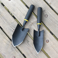 Heavy-Duty Manganese Steel Garden Trowel and Hoe Set for Digging and Planting