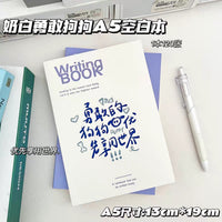 A5 Cartoon Series Blank Notebook, Aesthetic Thick Journal for Study and Sketching