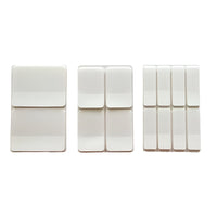 INS Style Transparent Index Tabs Self-Adhesive Bookmark Sticky Notes for Cards and Books, Writable Memo Stickers