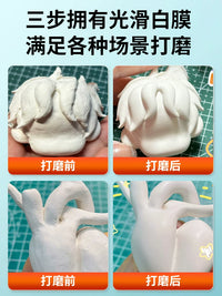 Electric Handheld Clay Polishing Tool Kit for Stone Clay Models and Figures