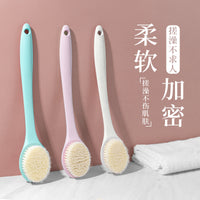 Long Handle Soft Bristle Bath Brush for Back Exfoliation and Body Cleaning