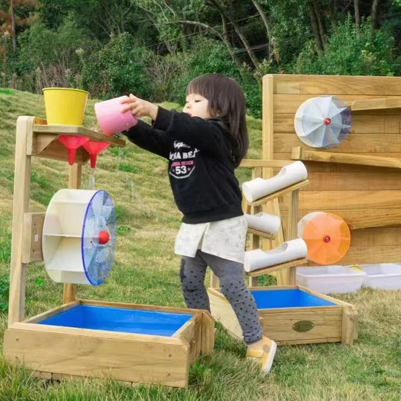 Kids Outdoor Wooden Play Garden Sandbox Water Table