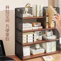 Desktop Bookshelf Organizer Multi-layer Storage Rack for Office Home Study Desk