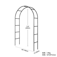 Stainless Steel Garden Arch Trellis for Climbing Plants, Roses, and Vegetables