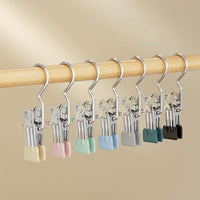 Stainless Steel Hanging Clips for Laundry, Towels, Hats, Socks - Windproof Multi-functional Storage Clips