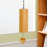 Japanese Style Wooden Wind Chime for Garden & Home Decor, Yoga & Healing Chimes