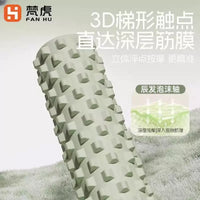 Solid Foam Roller with 3D Massage Points for Muscle Relaxation and Deep Tissue Massage
