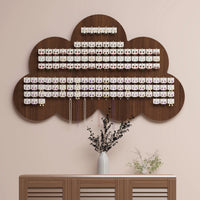Wall-Mounted Pegboard Display for Jewelry and Accessories