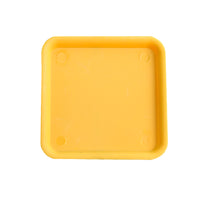 Colorful Square Plastic Plant Pot Saucer for Succulents and Small Plants