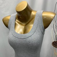 U-Neck Wide Strap Slimming Camisole Tank Top with Underarm Coverage