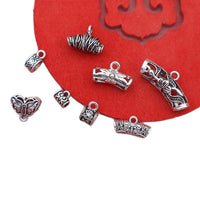 Antique Silver Alloy Connector Beads for DIY Jewelry Making, Bracelets, Necklaces, and Pendants