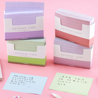 Macaron Non-Adhesive Memo Notes, 150 Sheets, Pull-Out Design for Students and Office