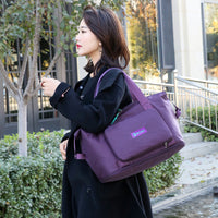 Foldable Lightweight Travel Duffel Bag - Waterproof Large Capacity Handbag for Students