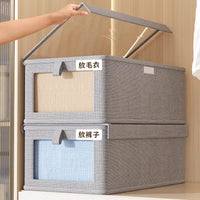 Stackable Clear Storage Bins with Lids for Closet Organization, Drawer-Style Visible Organizers for Clothes and Pants