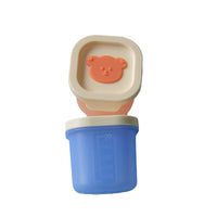 Baby Food Freezer Tray Silicone Storage Container with Lid for Purees, Breast Milk, and Snacks - Reusable and Stackable