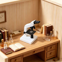 Dollhouse Miniature Microscope Model Toy